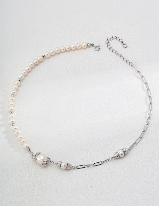 Irregular Design Pearl Necklace