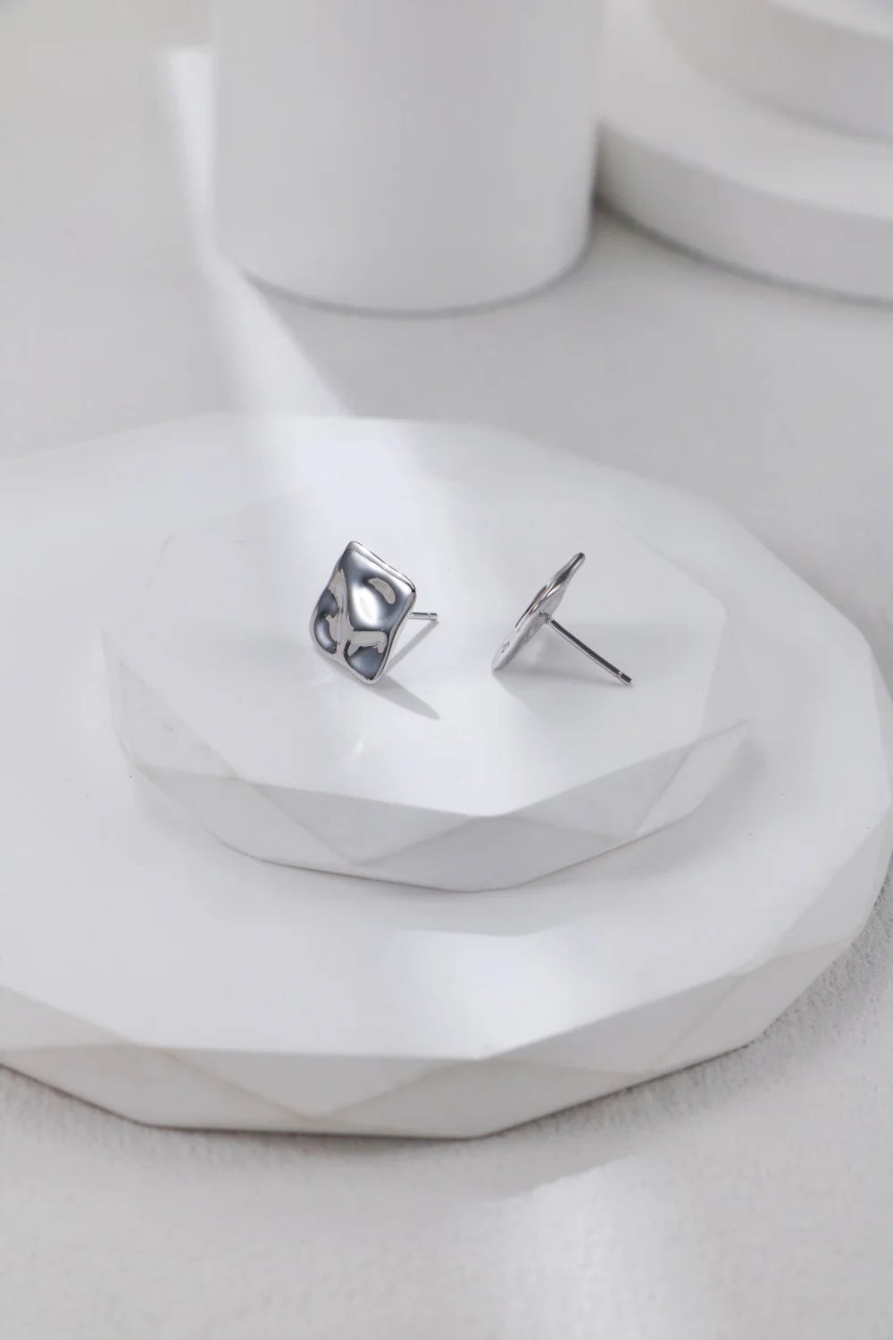Square Textured Stud