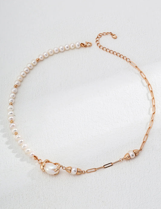 Irregular Design Pearl Necklace